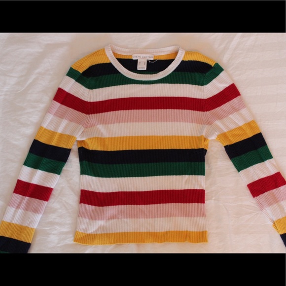 3 FOR $25//Striped long sleeve top - Picture 1 of 2